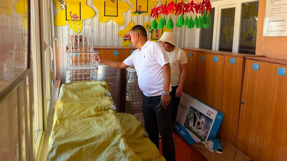 В селе Баетово Ак-Талинского района обновили детский сад: выделено 500 тысяч сомов
