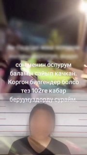 Бишкекте нож менен жүргөн кызды кармашты; инциденттин деталдары так аныкталган жок