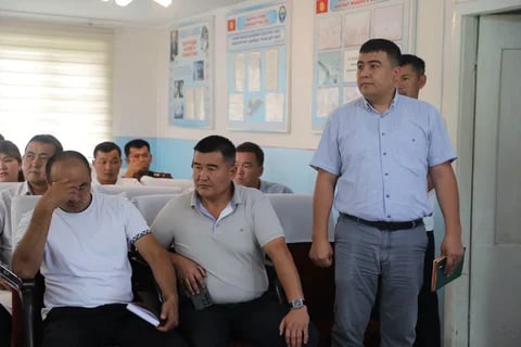 Кадамжай районунда жеринде тургандардын кайрылууларынын бир бөлүгү чечилди