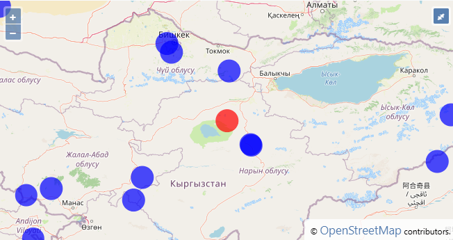 В Нарынской области зафиксировано землетрясение магнитудой 5 баллов