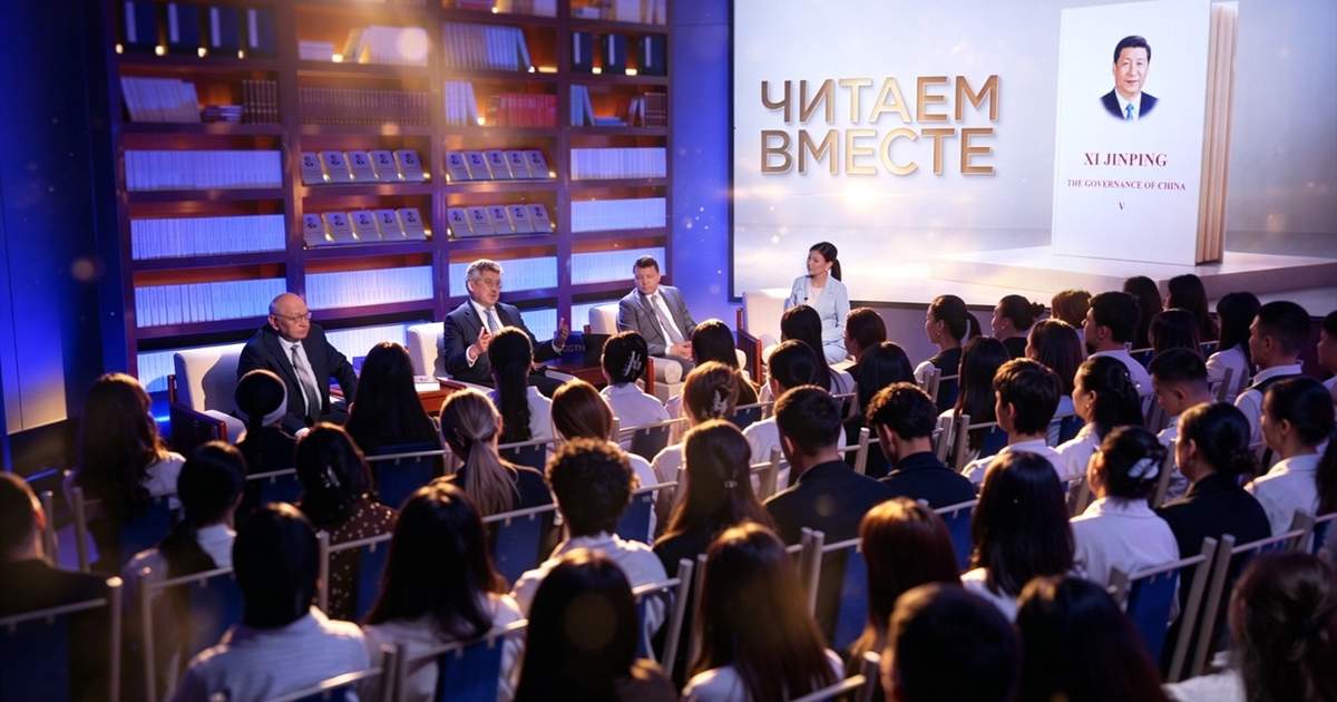 В Бишкеке прошли съемки проекта «Читаем вместе» о трудах Си Цзиньпина