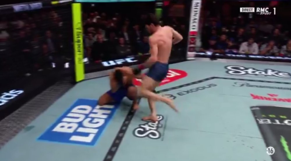 Скандал в UFC: Как запрещенный удар коленом привел к победе кыргызстанца Илимбека Акылбека