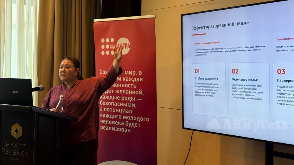 Бишкекте «Жаштардын демографиялык келечеги» изилдөөлөрүнүн жыйынтыктары талкуулантууда