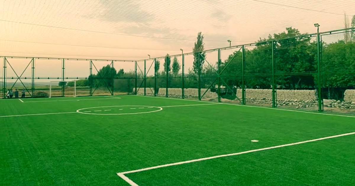 В Ат-Башинском районе готовят к сдаче 13 новых мини-футбольных площадок