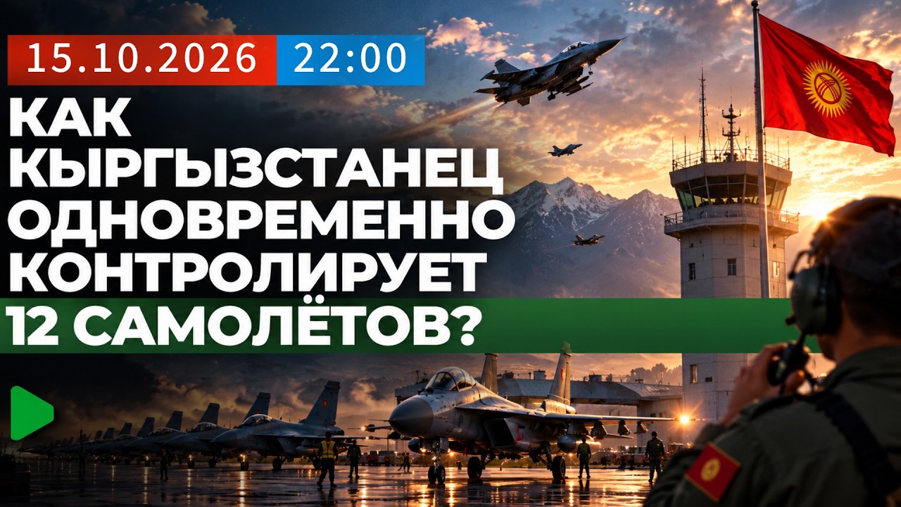 Кыргызстандагы авиадиспетчерлердин иши: аба мейкиндиги кандай контролдолот?