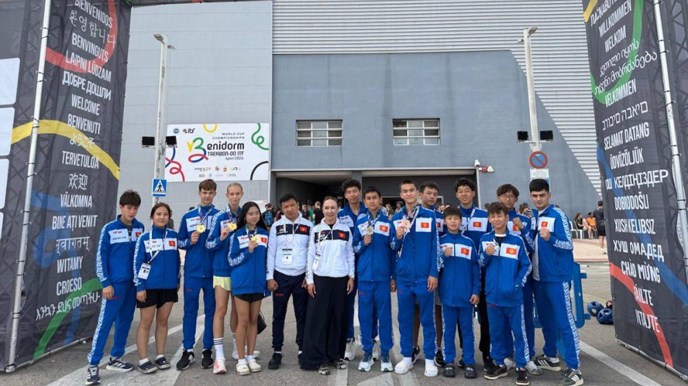 Сборная Кыргызстана завоевала шесть наград на Кубке мира по таэквондо ITF в Испании