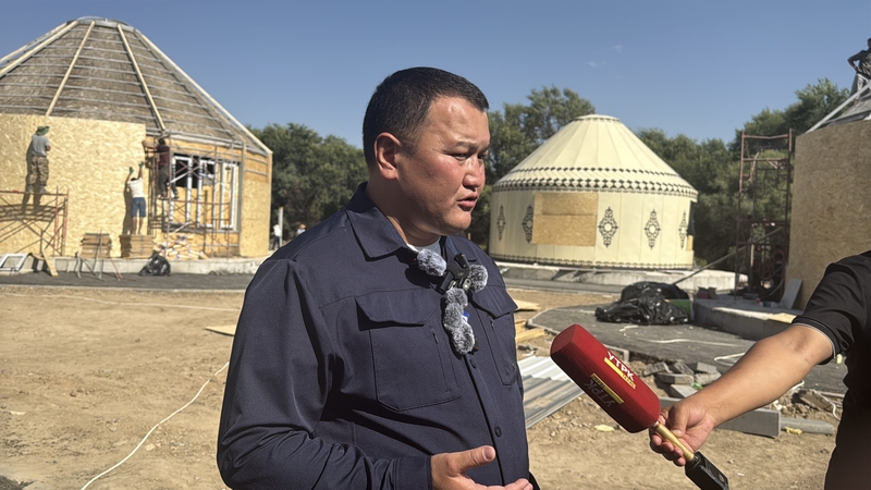 В Таласе завершается масштабная реконструкция национального комплекса «Манас Ордо»