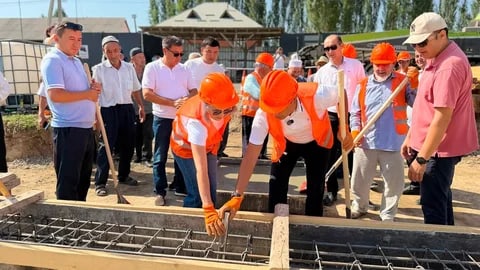 В Оше стартовало строительство нового детского сада на 75 мест