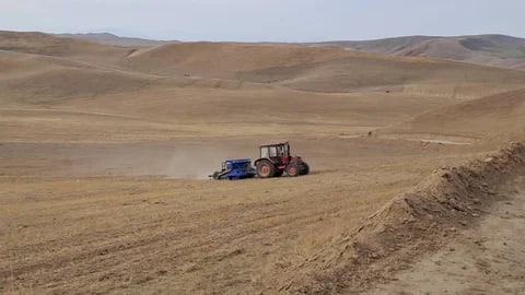 В Ноокатском районе Ошской области внедряют новую технологию посева пшеницы