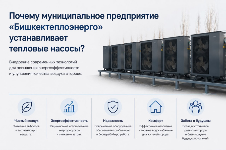 Бишкек мэриясы калкка көмүрдөн жылуулук насосуна өтүүнү сунуштайт